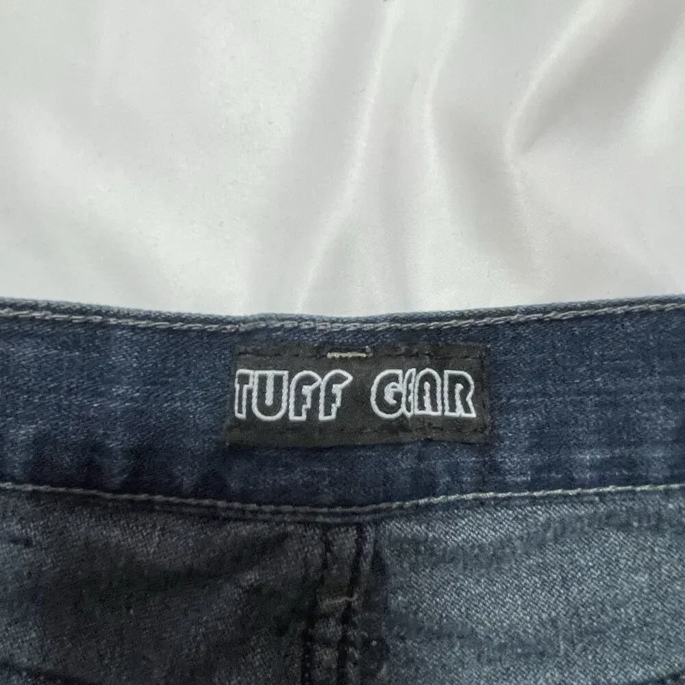 Tuff Gear Men's Straight Leg Flap Stitched Pocket Jeans 34x32